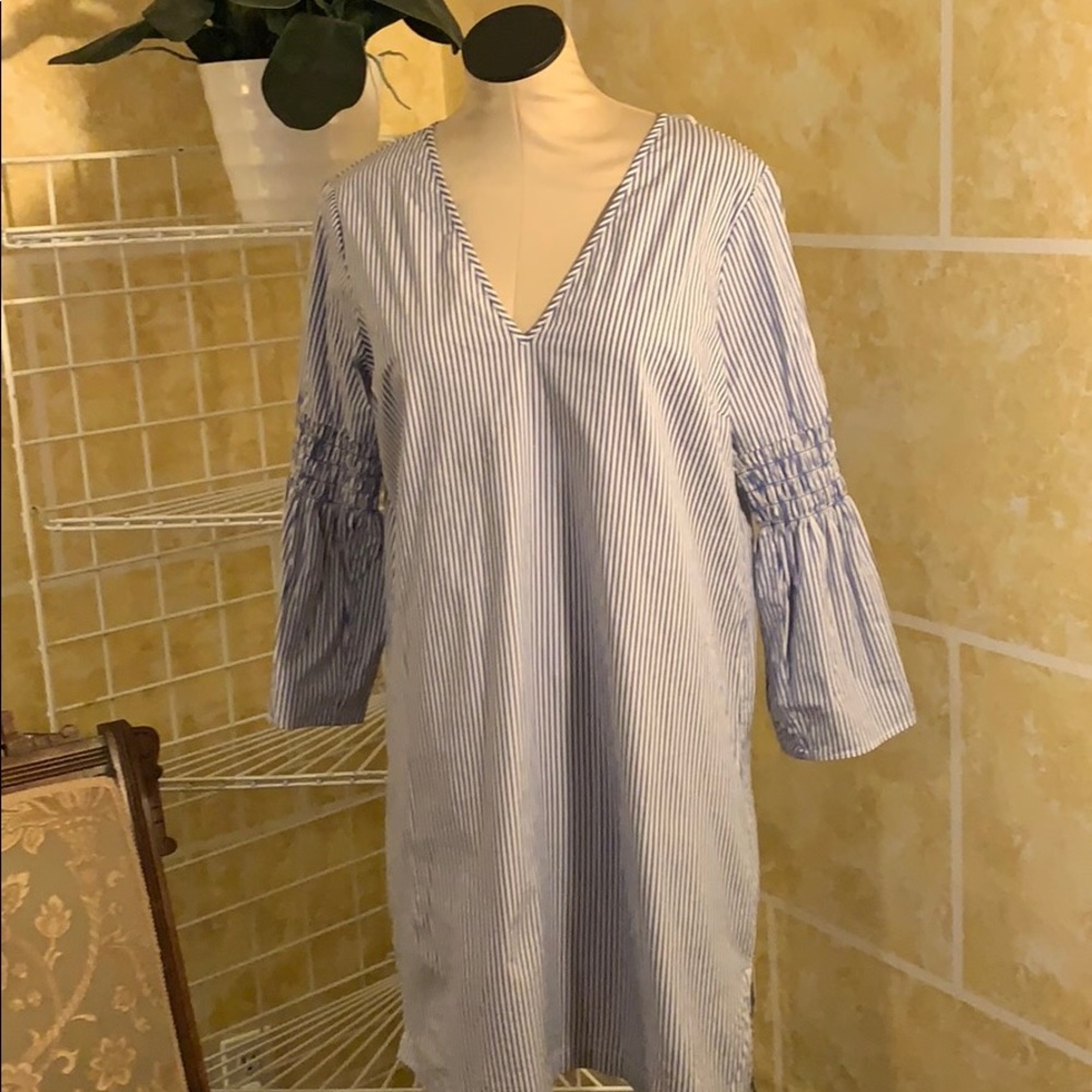 Michael Michael Kors  Blue and White Dress.